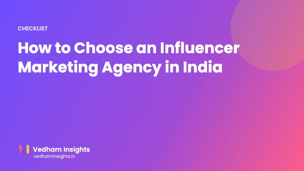 How to choose an influencer marketing agency cover