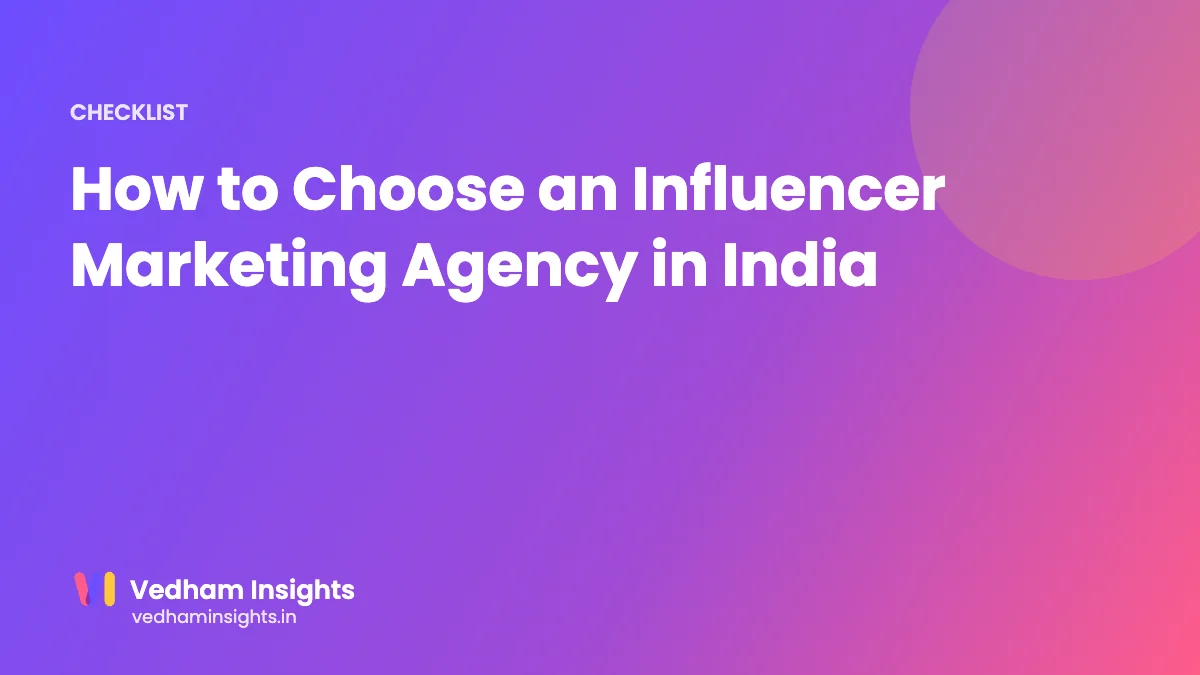 How to choose an influencer marketing agency cover