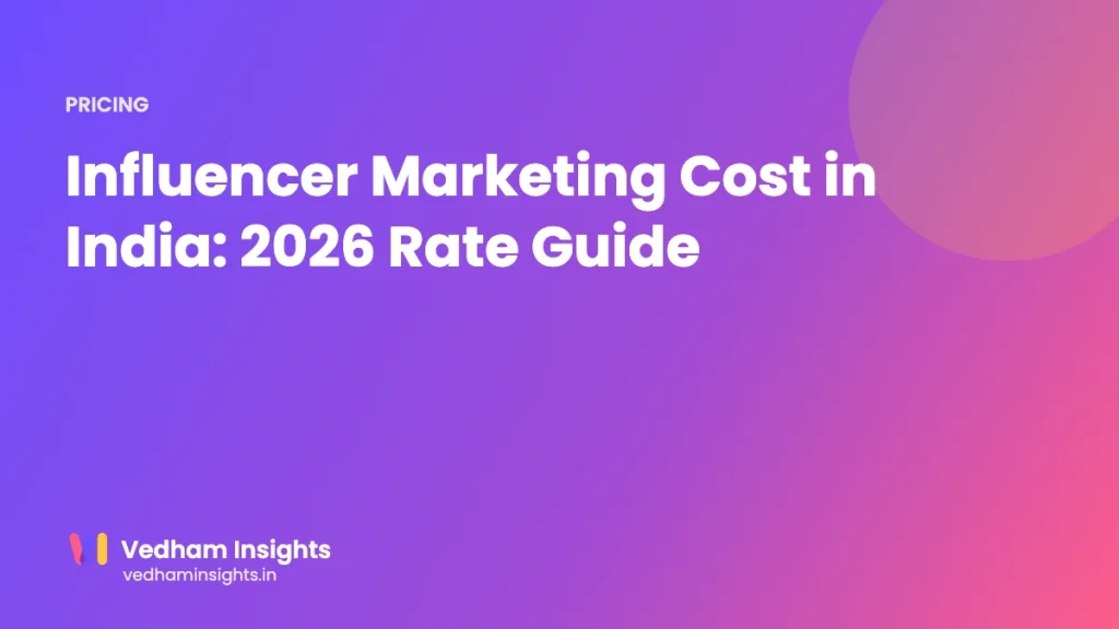 Influencer marketing cost in India cover