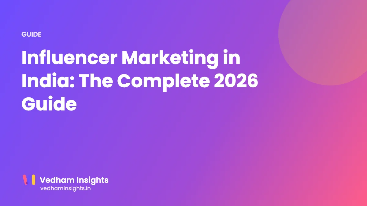 Influencer marketing in India 2026 guide cover