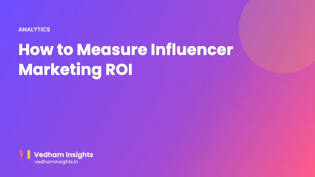 Influencer marketing ROI guide cover